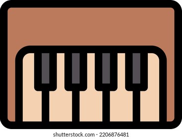 piano Vector illustration on a transparent background.Premium quality symmbols.Stroke vector icons for concept and graphic design.