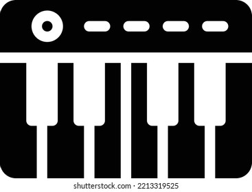piano  Vector illustration on a transparent background. Premium quality symmbols. Glyphs vector icons for concept and graphic design. 
