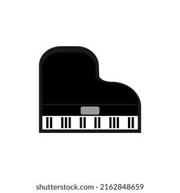 ilustración de piano vectorial, perfecta para logotipos, iconos, mascotas, etc.