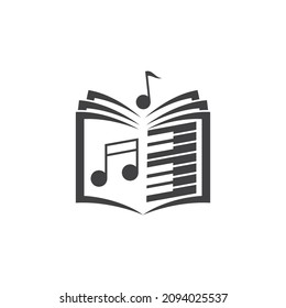 Piano vector ilustration flat design template