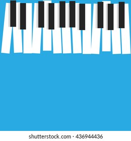 Piano vector for World Music Day with nice and creative illustration in a background.