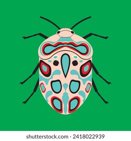 Picasso bug is an insect with the scientific name Sphaerocoris annulus. Their beautiful, contrasting colors make them pleasing to the eye, but their contrasting colors are a warning sign to predators