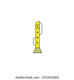 piccolo instrument vector type icon
