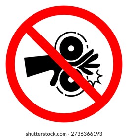 Pich Point Symbol Sign ,Vector Illustration, Isolate On White Background Label.EPS10