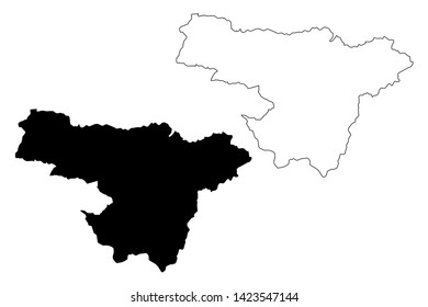 Pichincha Province (Republic of Ecuador, Provinces of Ecuador) map vector illustration, scribble sketch Pichincha map