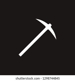 Pick Ax Icon. Pick Ax Vector Design. Sign Design