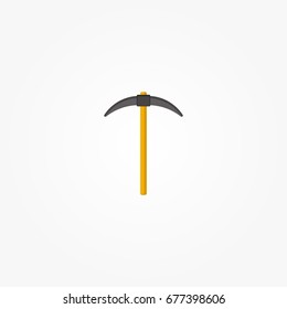 Pick Axe Design Vector Illustration
