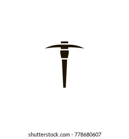 pick axe icon. sign design