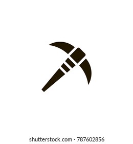 pick axe icon. sign design