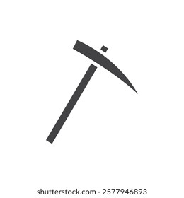 Pick axe icon Simple thin line flat symbol