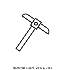 Pick axe icon. simple vecor icon.