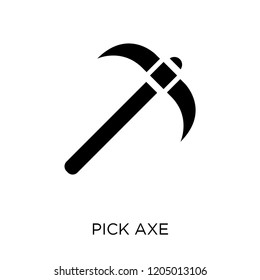 Pick axe icon. Pick axe symbol design from Construction collection. Simple element vector illustration on white background.
