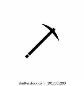 Pick Axe icon vector on a white background