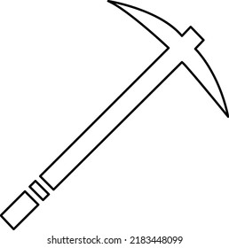 Pick Axe Icon Vector On A White Background.eps
