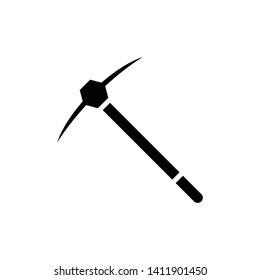 Pick axe icons vector design template