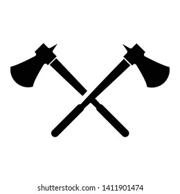 Pick axe icons vector design template