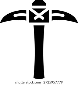 Ícone de ferramenta Escolher machado medieval