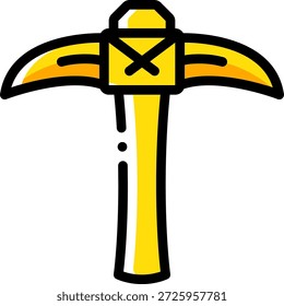 Ícone de ferramenta Escolher machado medieval