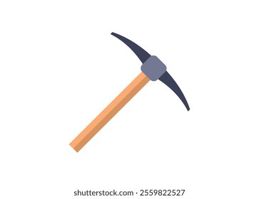 Pick axe. Simple flat illustration.