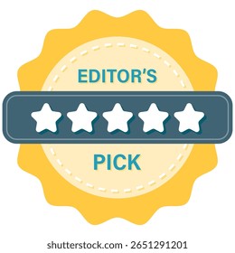 Crachá de � do editor com estrela