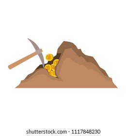 pick with bitcoin commerce technology icon