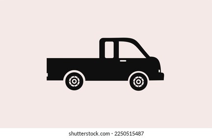 pick up car icon, suitable as an icon for shipping your goods.