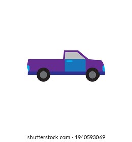 Pick Up car logo design vector