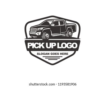 Pick up car logo template