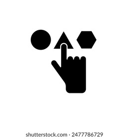 pick concept line icon. Simple element illustration. pick concept outline symbol design.