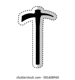 pick construction isolated icon