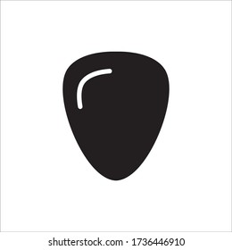 Pick Guitar Icon Vector Design Trendy