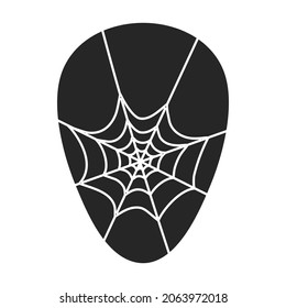 Pick guitar vector black icon. Vector illustration plectrum on white background. Isolated black illustration icon of pick guitar.