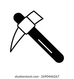 Icono de martillo con fondo blanco Ilustración de stock de Vector