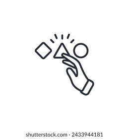 icono de selección. vector.Trazo editable.signo de estilo lineal para el uso de diseño web,logo.Ilustración de símbolo.