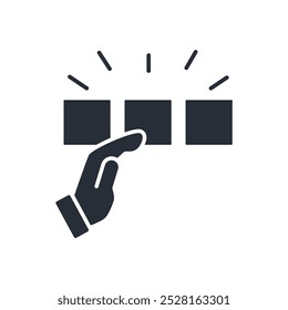 pick icon. vector.Editable stroke.linear style sign for use web design,logo.Symbol illustration.