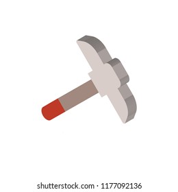 Pick isometric left top view 3D icon
