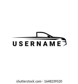 pick up logo design vector