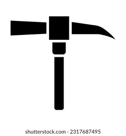 Seleccione Un Icono De Glifo Vector De Mattock Para Uso Personal Y Comercial.

