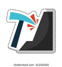 pick mine isolated icon