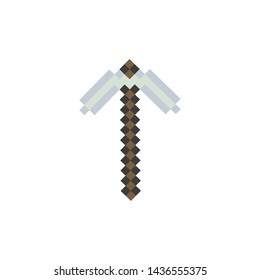 Pick. Pixel icon. Vector illustration.