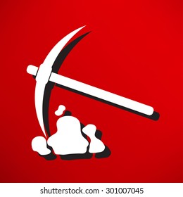 pick and shovel symbol