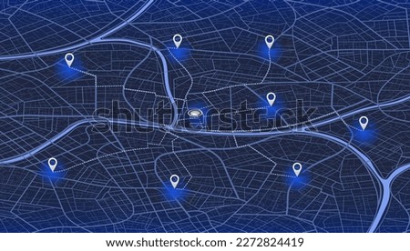 Pick up taxi. Gps map navigation to own house. Detailed view of city. Passenger location sharing for driver. City top view. Online navigation. Quarter residential buildings. Cute simple design.