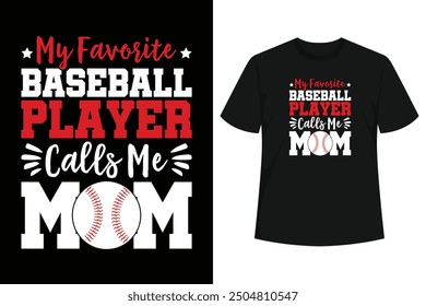 Pick up this cute tshirt for a mommy who's son or daughter is a pitcher, catcher, infielder or outfielder on a team. Great for mother who loves playing or just watching the sport.