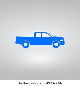 Pick Up Truck Colored Icon