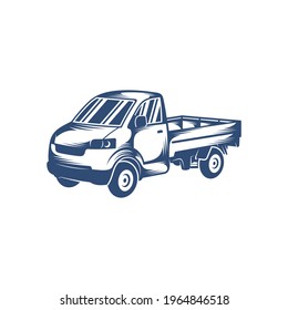 Pick up truck design vector illustration, Creative Pick up truck logo design concept template, symbols icons