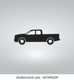 Pick Up Truck Flat Icon