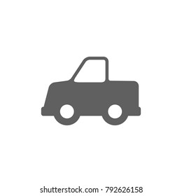 Pick up truck icon vector