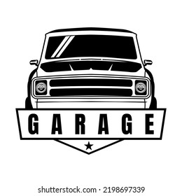 pick up truck illustration design vector