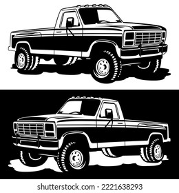 Design-Vektorgrafik des LKW-Logos
