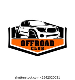 Pick Up Truck Logo Template Vector